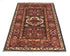 2x3 Green Kazak Afghan Hand Knotted Wool Area Rug